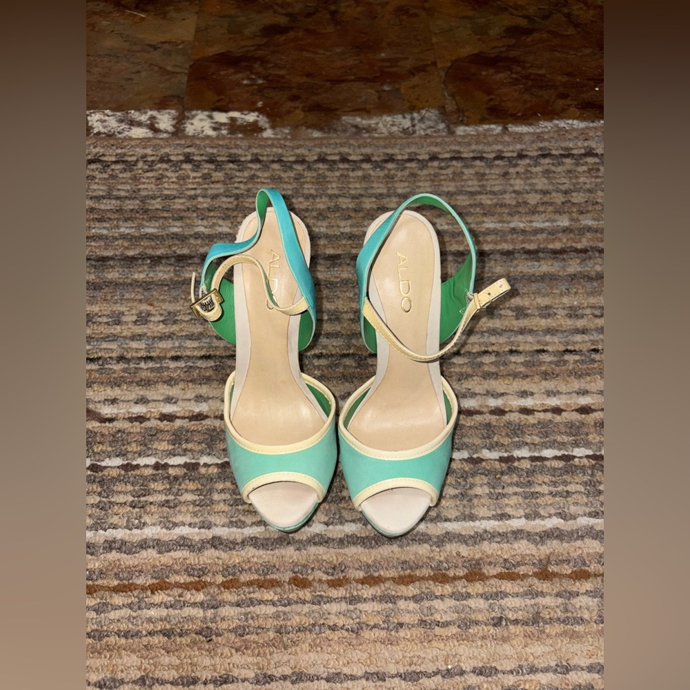 Aldo Blue Heels
